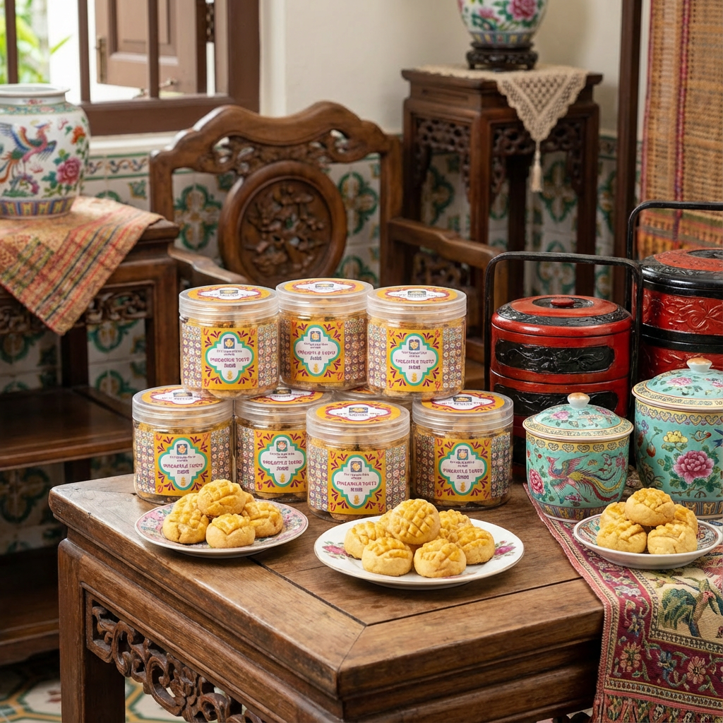 Peranakan cultural heritage reflected in every Nyonya pineapple tart by Yin's Nyonya Bites
