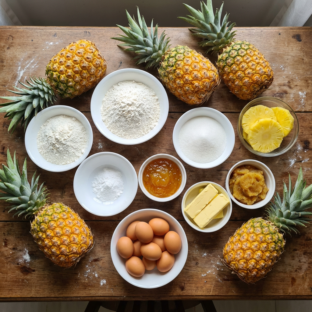 Premium imported ingredients used in every batch of Nyonya pineapple tarts